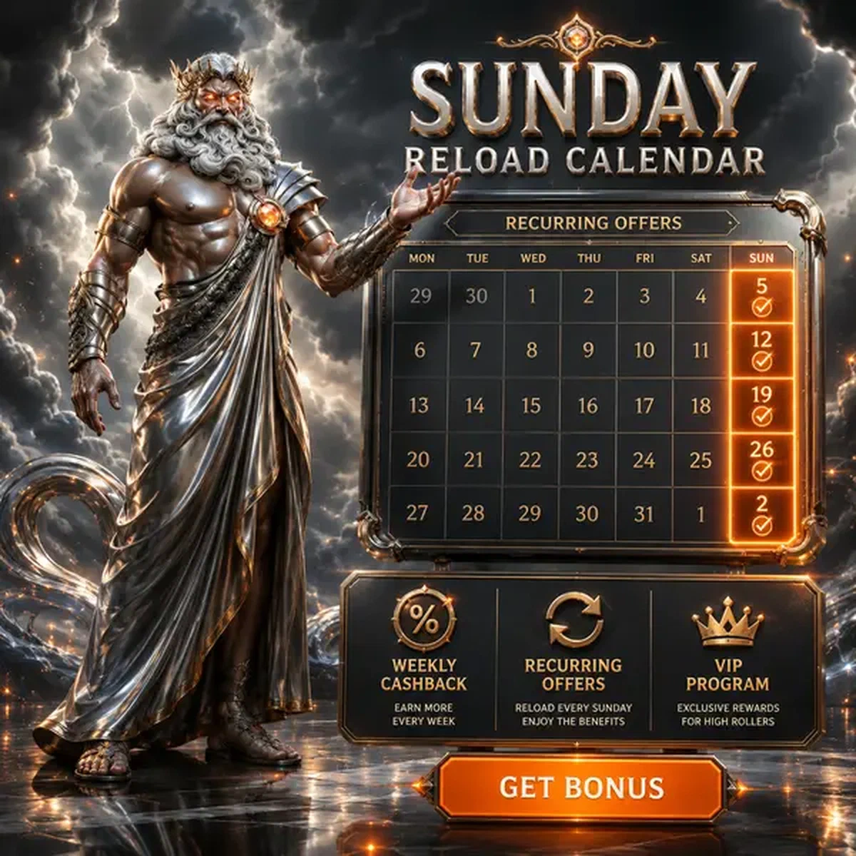 Storm Sovereign dévoile le calendrier de rechargement du dimanche alors que le joueur explore les offres récurrentes au portail majestueux